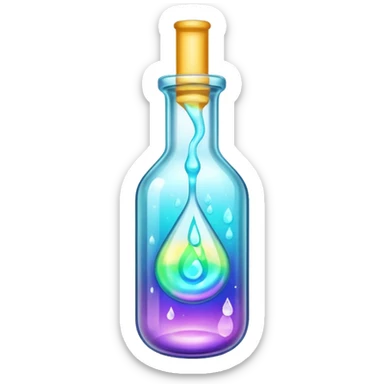 Potion – Glass vial filled  sticker