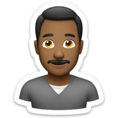 A man do trading sticker