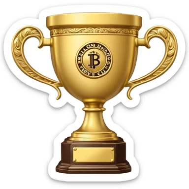 BBC Billion Dollar Boys Club trophy sticker