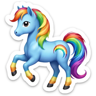 streamer pony sticker