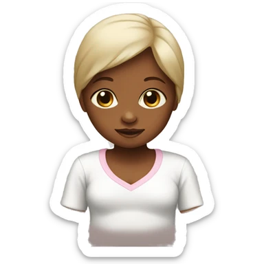 newborn female daughter  sticker