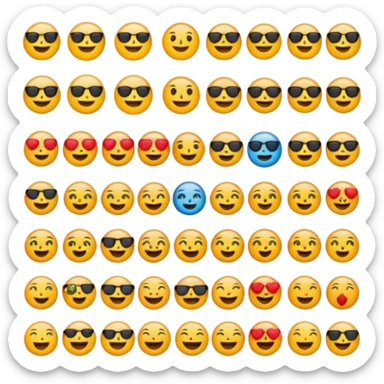 Random fun useful emojis sticker