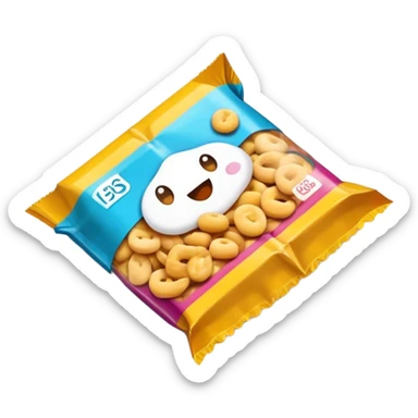 snack Lies packaging sticker