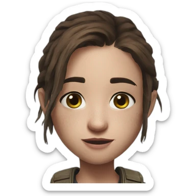 Emoji ellie the last of us sticker