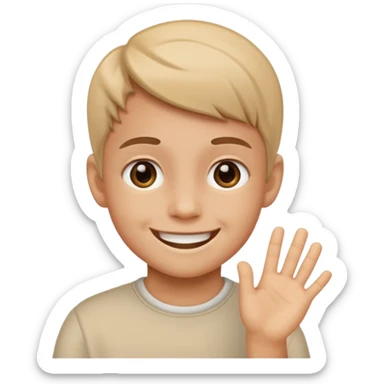 The 67 kid saying 67 sticker