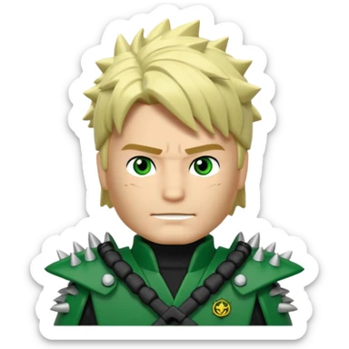 Lloyd garmadon from ninjago sons of garmadon, realistic sticker