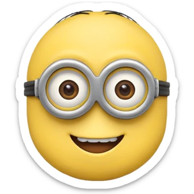 Minion emoji small sticker