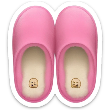 pink ugg slippers sticker