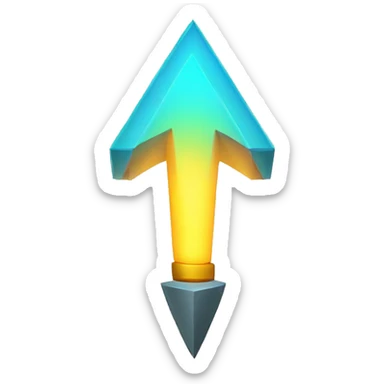 light up arrow sticker