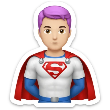 Male nurse superhero  sticker