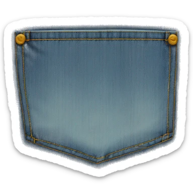 Light wash denim pants sticker