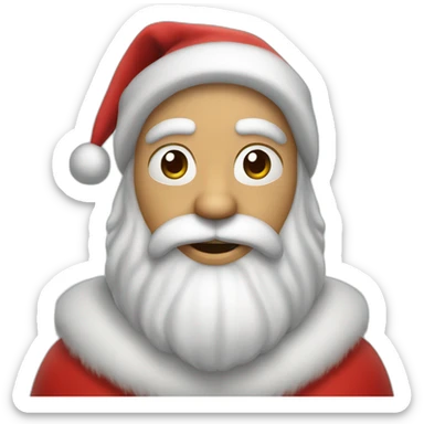 santa claus ebrio sticker