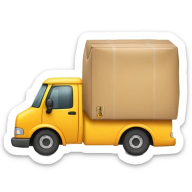 delivery truck clipart sticker