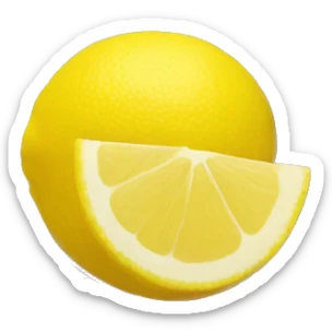 Face when eat sour lemon but you want to smile sticker