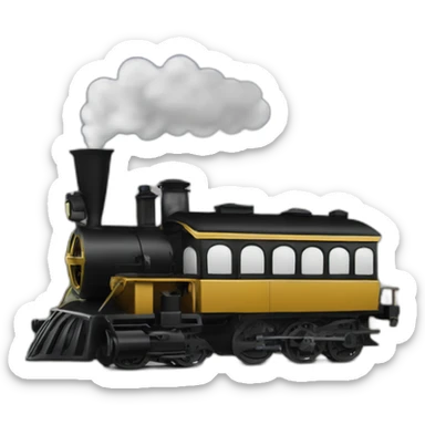 Little train carrying 5 Dom Perignon sticker