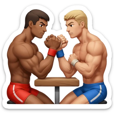 Armwrestling sticker
