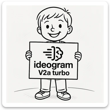 make drawing of a child holding a poster of this image sticker