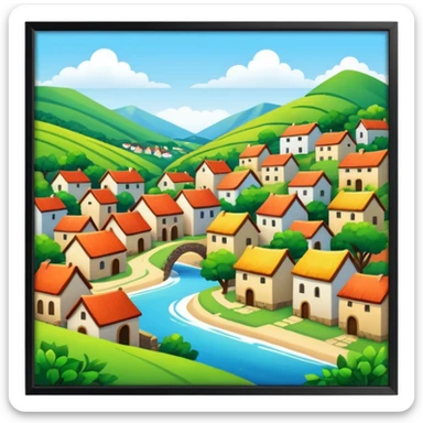 real village fresh sticker