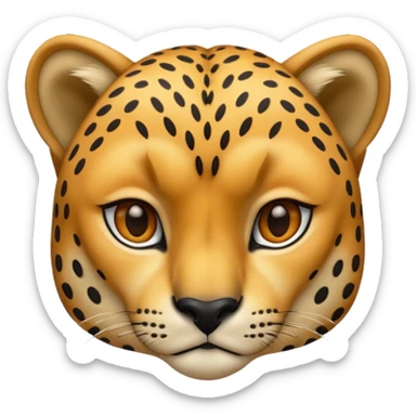 Cheetah sticker