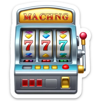 slot machine sticker