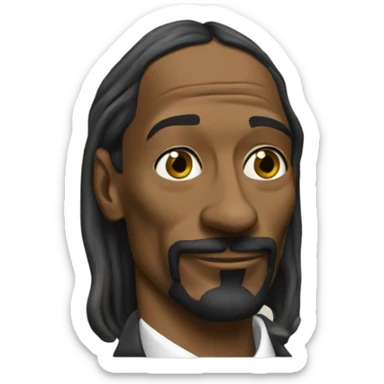 Snoop dogg with me sticker