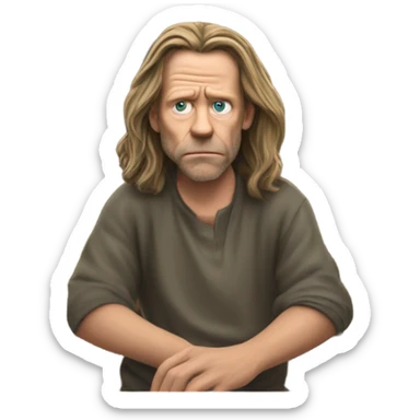 Frank Gallagher at church  sticker