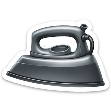 an iron that irons things sticker