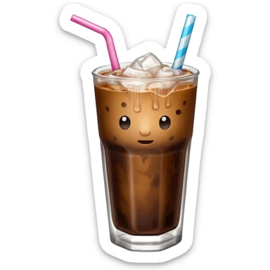 iced coffee sticker