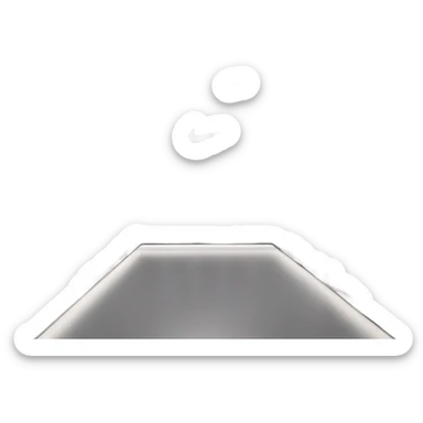 Nike store with black exterior and black Nike swoosh and Nike products inside sticker