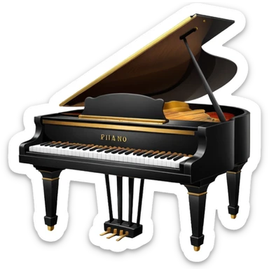 Piano sticker