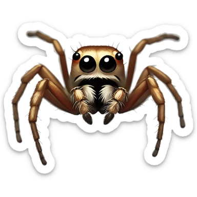 jumping spider  sticker