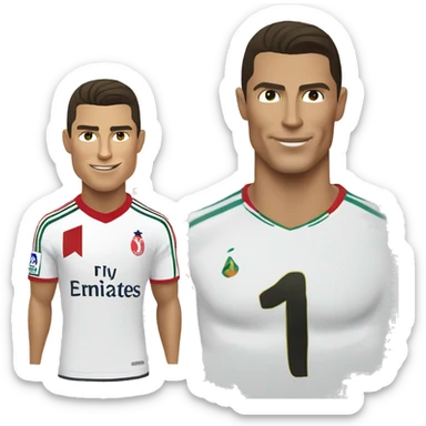 cristiano ronaldo y la chilena  sticker
