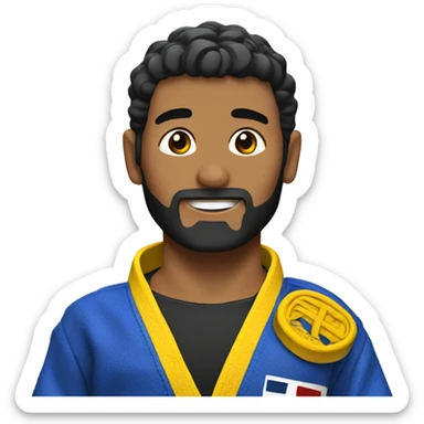 bjj blue belt sticker