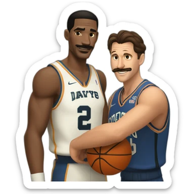 Richtofen and Dempsey playing basketball sticker