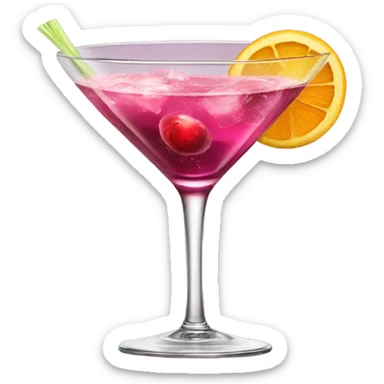 cosmo cocktail sticker