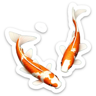 koi pond sticker