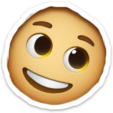 A warm cinnamon roll  sticker