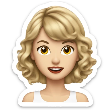 taylor swift as an emoji sticker