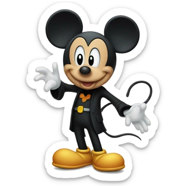 Halloween Mickey Mouse sticker