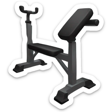 Workout bench sticker
