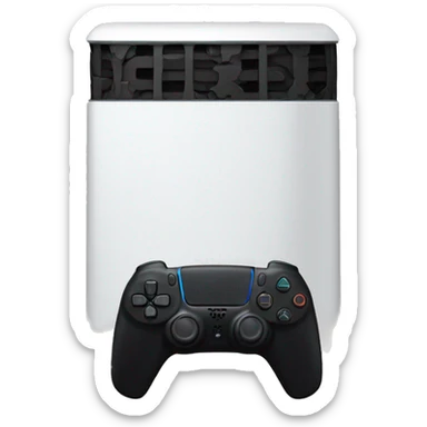 Ps5 with legs  sticker