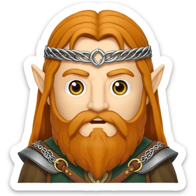 gimli lord of the rings sticker