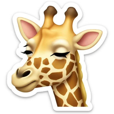 Blonde giro sleeping sticker