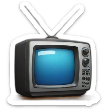 television sticker