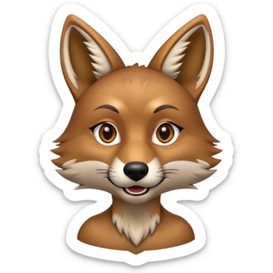 Coyote Trickster sticker