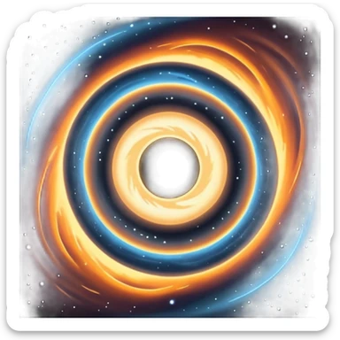 black hole sticker