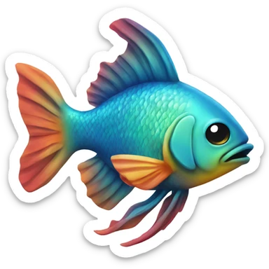 Colorful fishes in the sea sticker