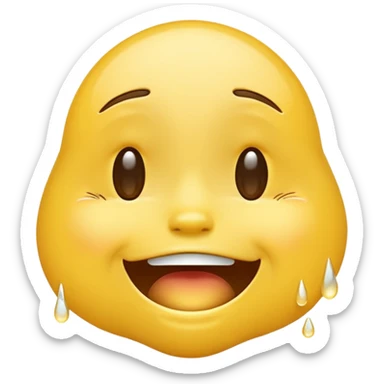 crying laughing emoji sticker