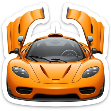 A McLaren f1 car sticker
