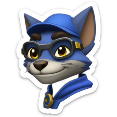 Sly cooper sticker